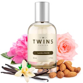 Perfume TWINS - Lumière Désirée - Eau De Parfum Inspired by D.lina, Long-Lasting Perfume For Women, Paraben Free, Clean Ingredients, Vegan - Spray 50 ml | 1.7 fl. Oz.