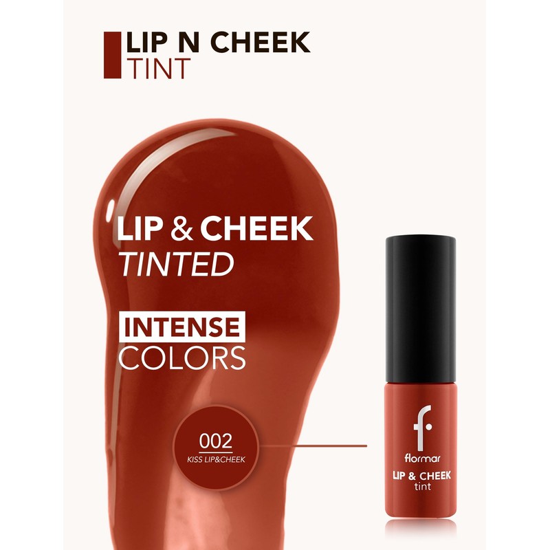Flormar Lip & Cheek Tint 002 Kiss Lip&Cheek – Wasserbasierter