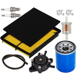 HIFROM Air Filter Pre Cleaner Oil Filter Fuel Pump Filter Line Spark Plug Tune Up Kit Replacement for Honda GX610 GX620 GX670 GXV620 18 20 24HP Replace 17210-ZJ1-841 17210-ZJ1-842