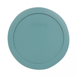 Pyrex 7201-PC 4 Cup Round Plastic Turquoise Replacement Lid for Glass Bowl New