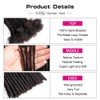 Originea Dreadlocks Extensions Human Hair 0.4cm Thickness 14 inch 60