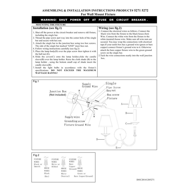 Livex Lighting 5272-04 Mendham 2-Light Wall Sconce, Black , White
