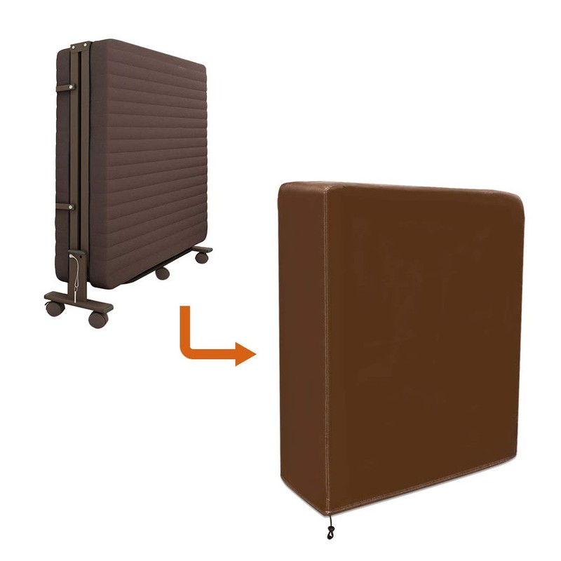 Folding Bed Storage Cover,51" Waterproof and Dustproof Rollaway Bed Cover