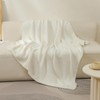 bearberry Super Soft Fluffy Throw Blanket 3D Ribbed Lightweight Cozy