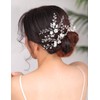 Deniferymakeup 3 Pcs Women Bridal Hair Pins Flower Hair Pins