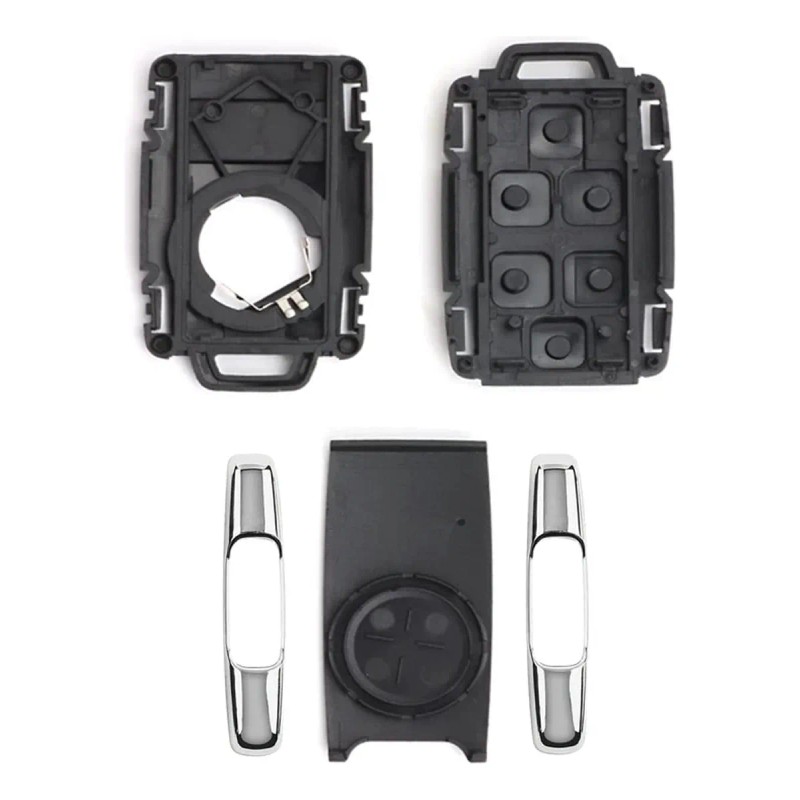 Funda De Repuesto Para Llavero Compatible Con Chevy Silverad Negro