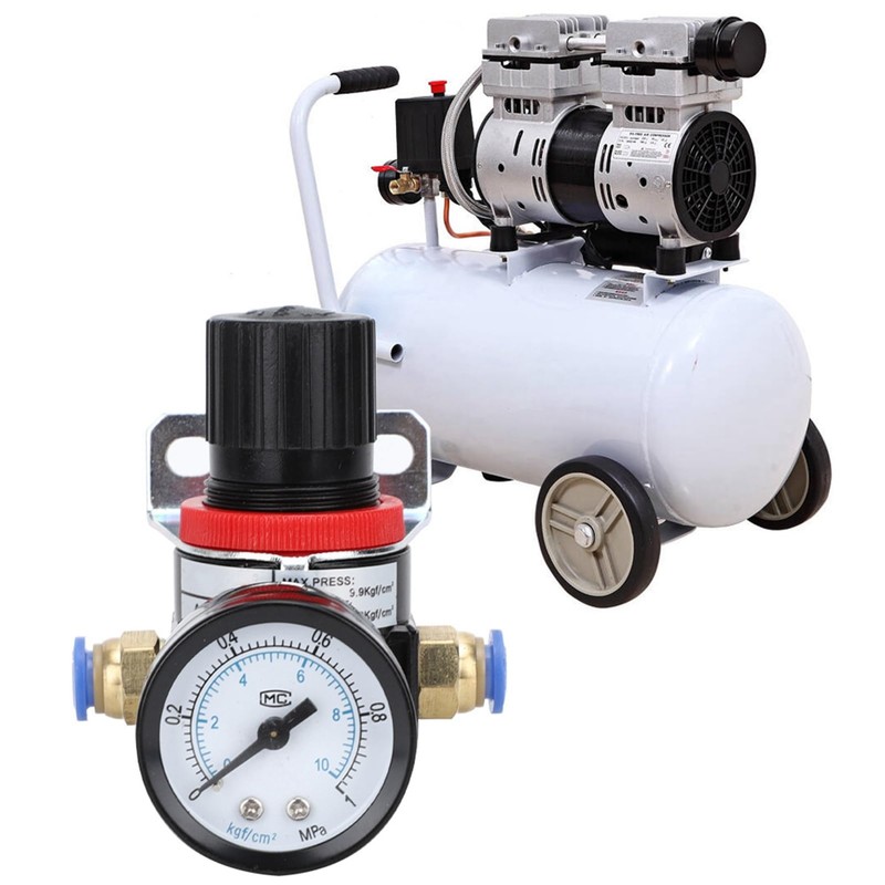 Air Compressor Valve with 8mm Connector Air Pump Treatment Fittings