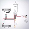 Nilight 16AWG LED Light Bar Wiring Harness Kit 12V On/Off