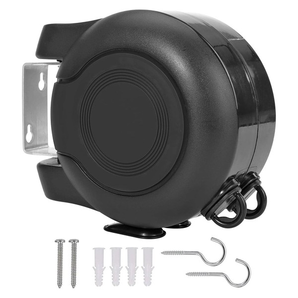 Retractable Double Clothesline – 49 ft x 2 Heavy Duty