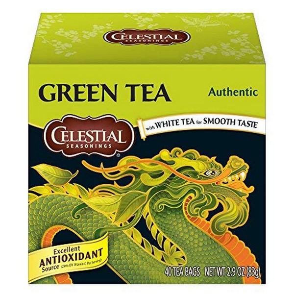 Celestial Seasonings Authentic Green Tea Bags - 40 ct