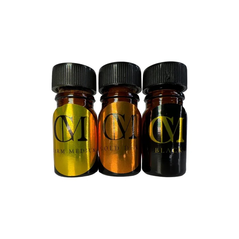 Henna Cejas Alta Pigmentación Carolina Mendoza Kit 3 Tonos