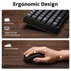 darkFlash Wireless Mechanical Keyboard and Mouse for Office, 106 Keys