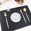 Panda Palm Vinyl Placemats Set of 6 Vinyl Heat-Resistant Table