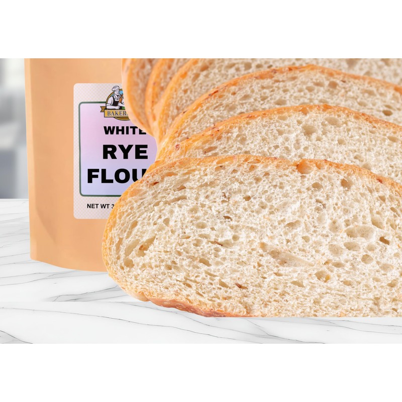 Bakerdale White Rye Flour, 3.5 Pounds, Kosher Certified