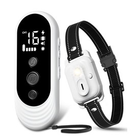 Dog Shock Collar, 3300ft Dog Training Collar with Remote, IPX7 Waterproof Rechargeable Shock Collar Dogs with Beep, Vibration, Safety Shock, Light Mode