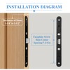 gifsin 2 Point Bolt Mortise Lock Set Storm Door Fits