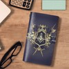 WHLBHG Freemason Gift Masonic Gift Freemasonry A6 Size Refillable Leather