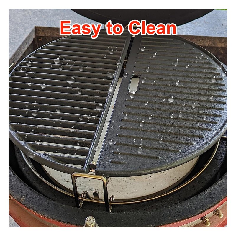 Plowo 18" Half Moon Cooking Grate and Half Moon Reversible