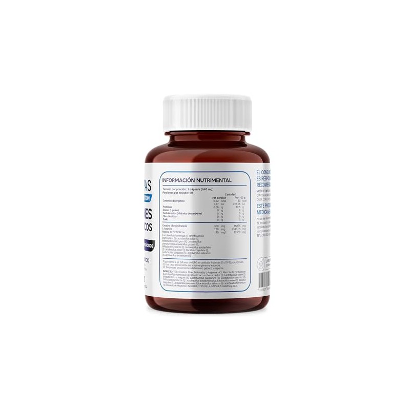 MegaBiotic Probióticos Men Edition 52 Billones 60 cápsulas640mg pporción