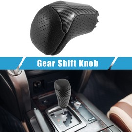 A ABSOPRO Car Automatic Gear Stick Shift Knob Gear Shift Knob Stick Shifter for Toyota Tacoma 2016-2021 Highlander 2014-2019 Black Carbon Fiber Pattern