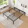 NEW JETO Metal Bed Frame,Queen Size Bed Frame with Storage