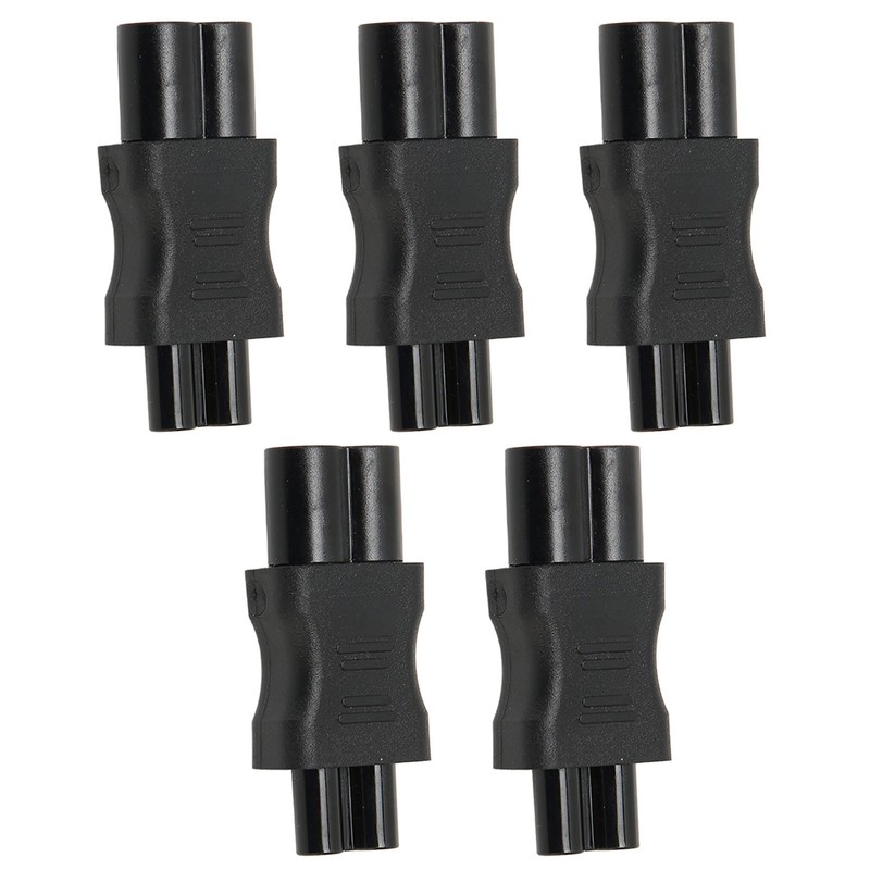 5 Pcs IEC320 C6 to IEC320 C5 Power Adapter Computer