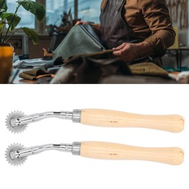 Sampling wheel, perforator tool, stainless steel roll, comfortable feel, 2 pieces for paper for fabric for leather