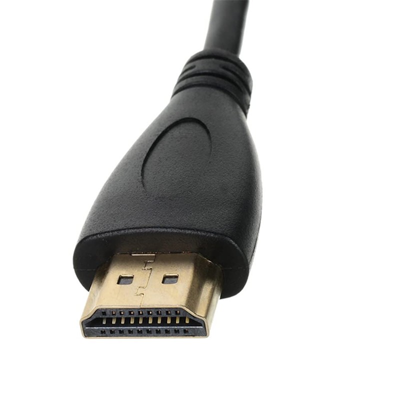 ChenYang Micro HDMI Male to HDMI Male Stretch Spring Cable