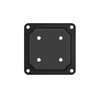 Nuvo Iron WPCP4B Black 4" x 4" Wood Post Plate