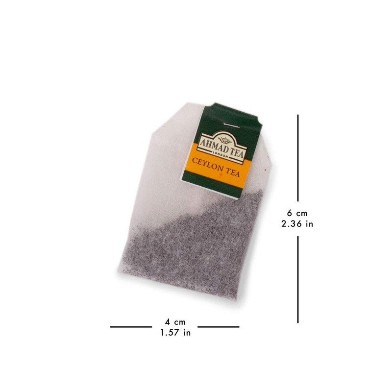 Ahmad Tea Black Tea, Ceylon Teabags, 20 ct (Pack of