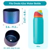Botella de agua de silicona Boot, Bling antideslizante manga protectora