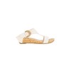 Kenneth Cole REACTION Women's Buckle Sandal, Cream, 9