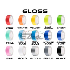 Free Tool Kit 2" Wide 10FT Long Gloss Glossy White Racing Stripes Vinyl Wrap Rally Decals Stripe Sticker