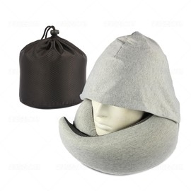 GAZIWUO Travel Neck Pillow for Airplanes, Plus Memory Foam Pillows for Neck Support, Best Turtle Pillow for Adult Traveling Sleeping Flight Pillow Cool for Women Long Haul Flights Almohada De Viaje