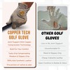 Copper Tech Men’s Golf Gloves - Joint Support for Golfers