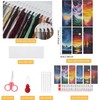 14CT Sun and Moon Cross Stitch Bookmark Stamped Embroidery Kit