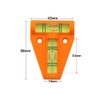 Mini Spirit Level for Caravan and Motorhome Levelling, Orange, Portable