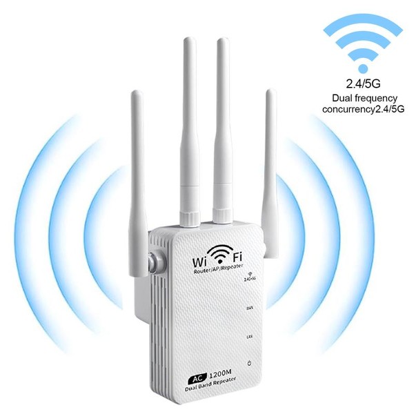 2025 Upgraded 5G WiFi Extender – Dual-Band 5GHz/2.4GHz, Covers Up