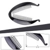 4 Pack Vintage Fishtail Hair Clips French Banana Clips Ponytail