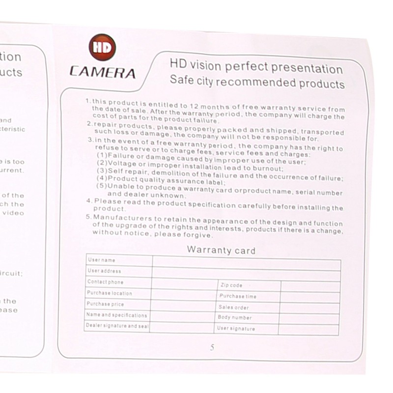 Waterproof 1080P Full HD Mini AHD Micro Wired Metal Camera