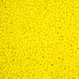 Yellow 12/0 Craft Glass Seed Beads Bulk, 2mm Pony Beads Hair Beads Waist Beads for Jewelry Making, 9000 Pcs Colorful Bracelet Beads Small Beads for Ladies, Neckalce Waist Earring DIY CRA