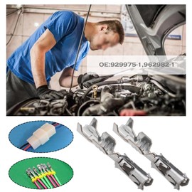 Automotive Connectors Contact Crimp Socket 929975-1 962982-1 for DIN 72585 Car Connector Clamp Car Repair Contact Pin Pack of 30