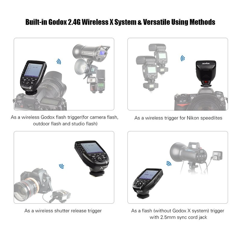 Godox Xpro-N i-TTL Flash Trigger Transmitter with Large LCD Screen