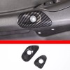 CSKT2022 ABS Carbon Fiber Interior Exit Door Button Trim Cover