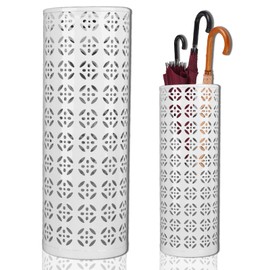 lvifloae Heavy Duty Metal Umbrella Stand Umbrella Organizer Stylish Modern Entryway Organizer for Home Entryway Organizer Gold 42 x 15 x 15 (S)