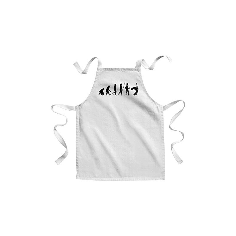 Fabulous Children's Kitchen Apron - Painting Evolution Guitar Solo Electric