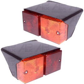 APUK Pair Rear Light Lamp R&L Replacement for Case International IH 70U JX80U JX90U JX100 Tractor
