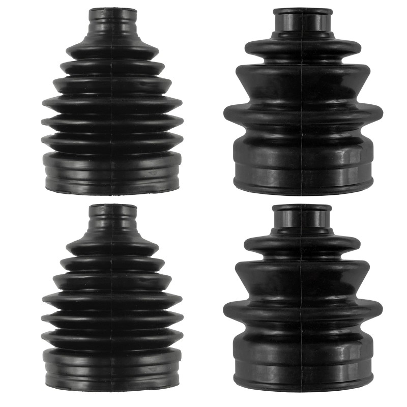 Caltric 2 Front Axle Outer And Inner CV Boot Kit