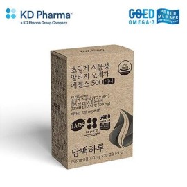 Dietary Supplement, dambaekharu Supercritical Plant Based r TG Omega Essence 500 Mini 30 Tablets for daily wellness routines, capsules powder or sticks, 30