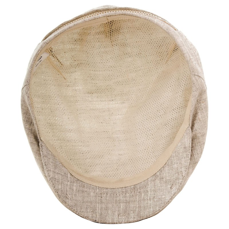 Sterkowski Summer 100% Linen Super Light Flat Cap -
